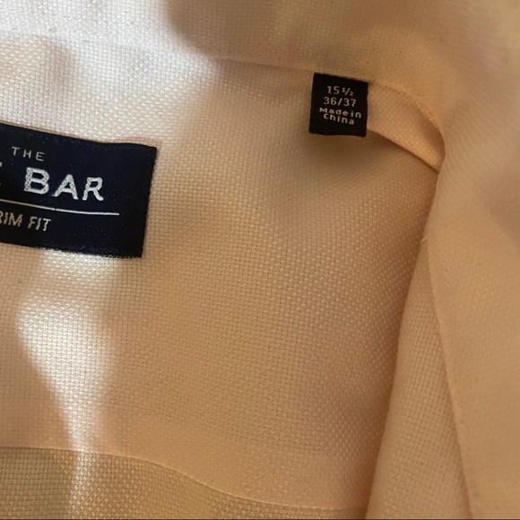 The Tie Bar Textured Solid Light Pink Dress Shirt - Picture 4 of 4